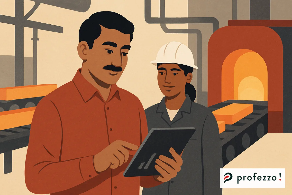 Seven numbers a steel plant owner needs by 9 am