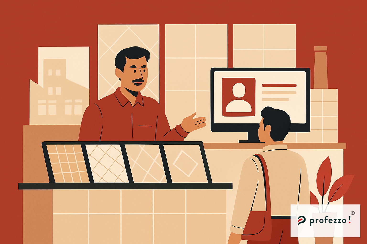 The tile showroom that remembers every customer before they walk in
